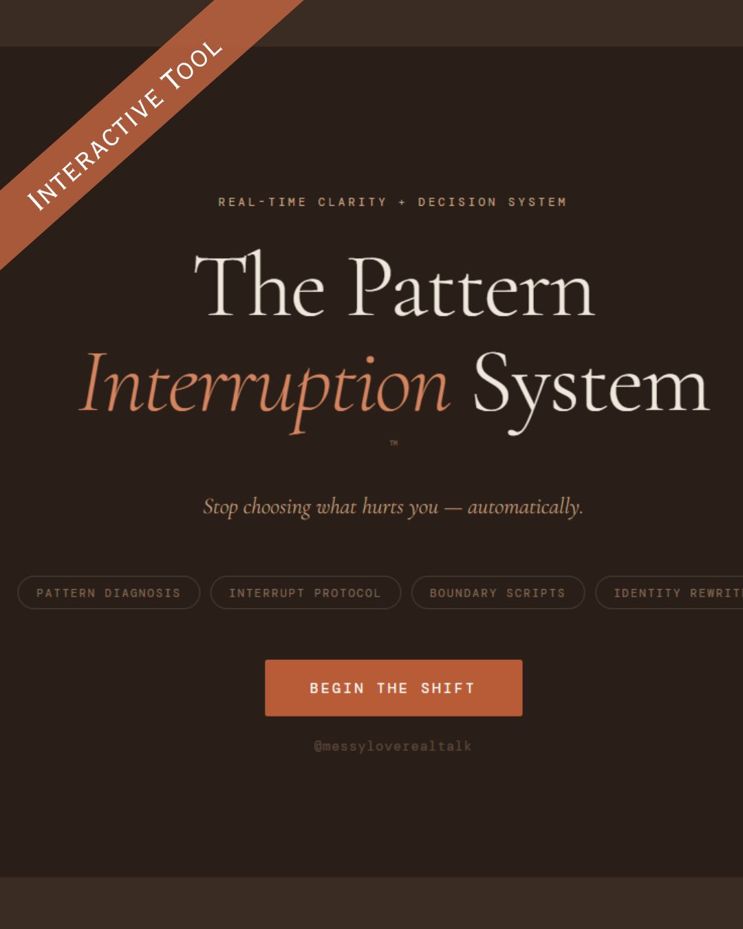 The Interactive Emotional Rewiring Tool
